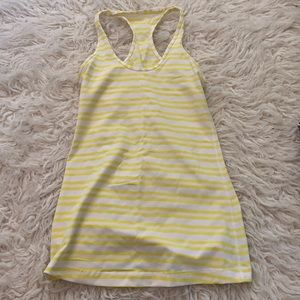 Lulu lemon striped tank top